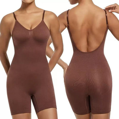 Seamless Sculpting Shapewear Bodysuit - Tummy Control, Butt Lifting, Waist Snatching Body Shaper