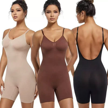 Seamless Sculpting Shapewear Bodysuit - Tummy Control, Butt Lifting, Waist Snatching Body Shaper