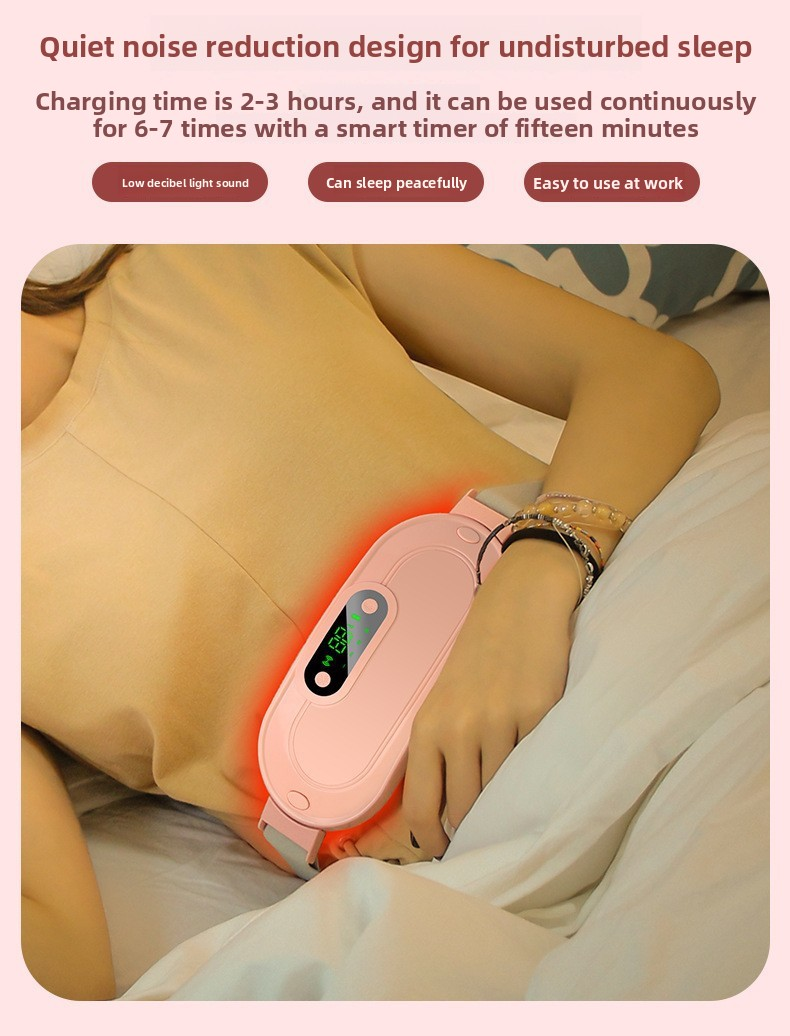Smart Period Pain Relief Belt - Heat & Massage Therapy Pad